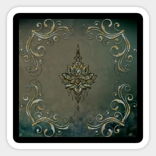 Beautiful and Mysterious Lotus Flowers. Sticker